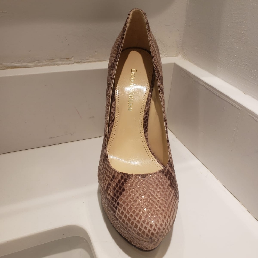 Enzo Angiolini python pump shoes - Picture 2 of 4